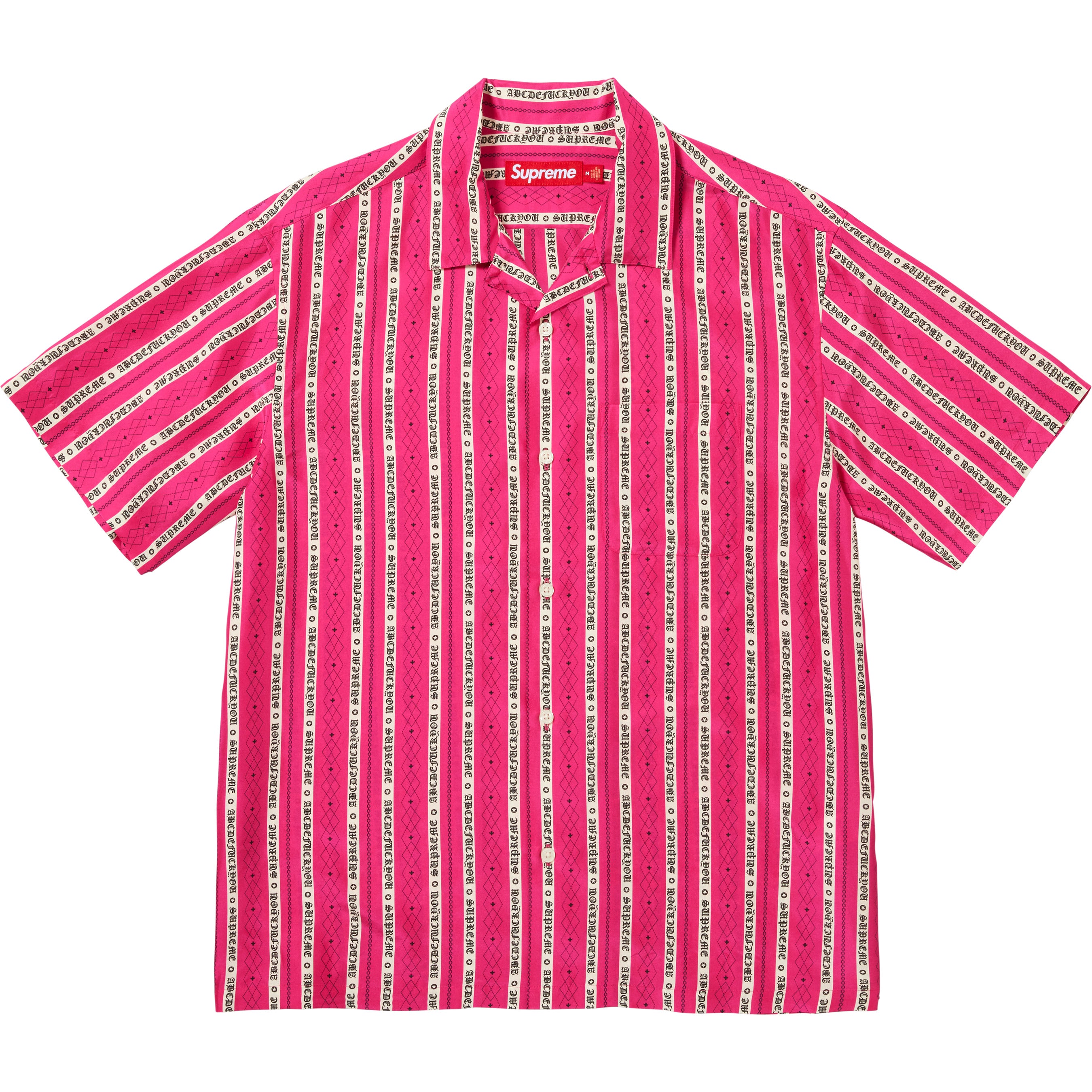 Old English Stripe Silk S/S Shirt view 2